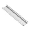 Profil aluminiowy led z kołnierzem glax silver 2m wpuszczany