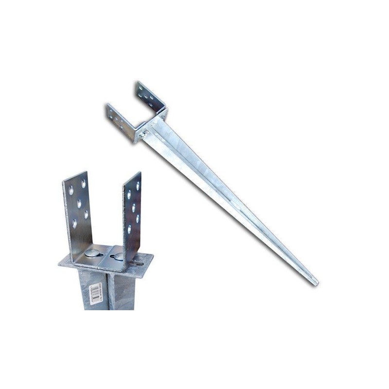 Podstawa słupa wbijana regulowana 0-165x700 mm