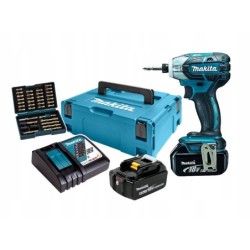 Wkrętarka udarowa akumulatorowa 18v 1/4'' 40nm 2x5.0ah li-lo