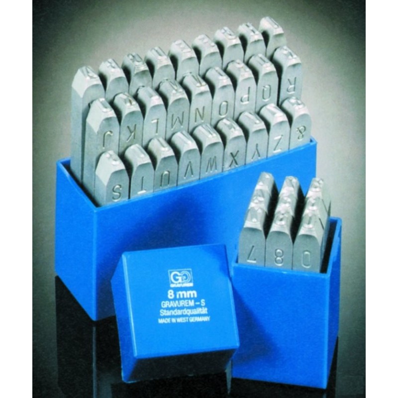 Komplet znaczników standard m.litery 3mm