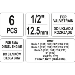 Zestaw blokad rozrządu bmw