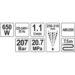 Agregat malarski hydrodynamiczny 650w