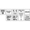 Agregat malarski hydrodynamiczny 650w