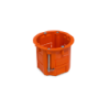 Puszka instalacyjna 60x60 głęboka pomarańczowa g/k