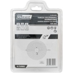 Tarcza szlifierska diamentowa g-turbo 125mm