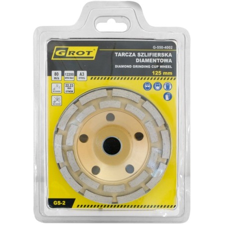 Tarcza szlifierska diamentowa gs-2 125mm