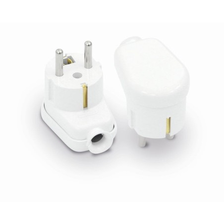 Wtyczka kątowa rozbieralna uni-schuko, 2p+z, 16a, 250v biała