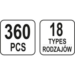 Komplet spinek samochodowych toyota/lexus 360szt