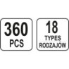 Komplet spinek samochodowych toyota/lexus 360szt