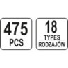 Komplet spinek samochodowych mazda 475szt
