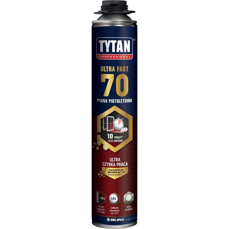 Pianka pistoletowa ultra 70 tytan 870ml
