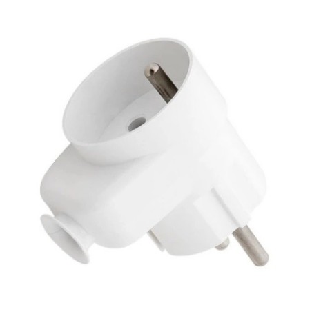 Wtyczka z gniazdem 2p+z 16a 250v z zabezp. Przepięciowym