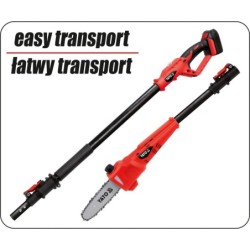 Okrzesywarka na wysięgniku 18v 2.0-2.8m 2ah