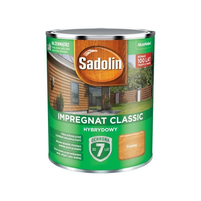 Sadolin impregnat classic hybrydowy 7 lat akacja 0.75l