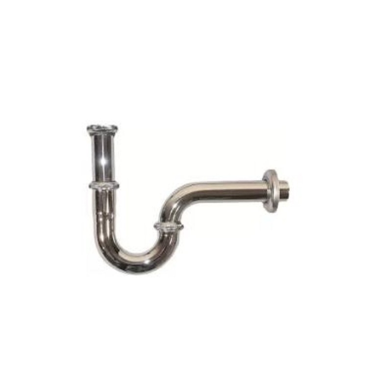 Syfon rurowy metalowy bez kielicha