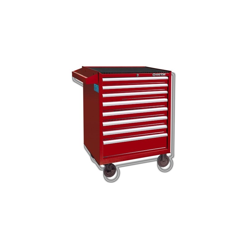 Wózek warsztatowy 8 szuflad + 260 narzędzi czerwony