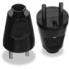 Wtyczka prosta rozbieralna 2p+z, 16a, 250v czarna