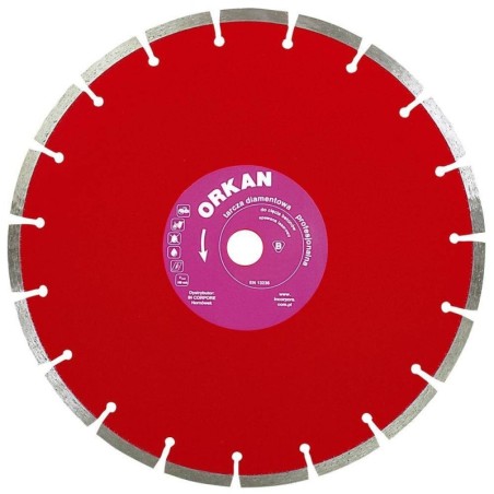 Tarcza diamentowa segmentowa orkan 300mm