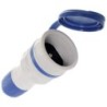 Gniazdo gumowe 2p+z, 16a extrem ip54 szaro-niebieskie