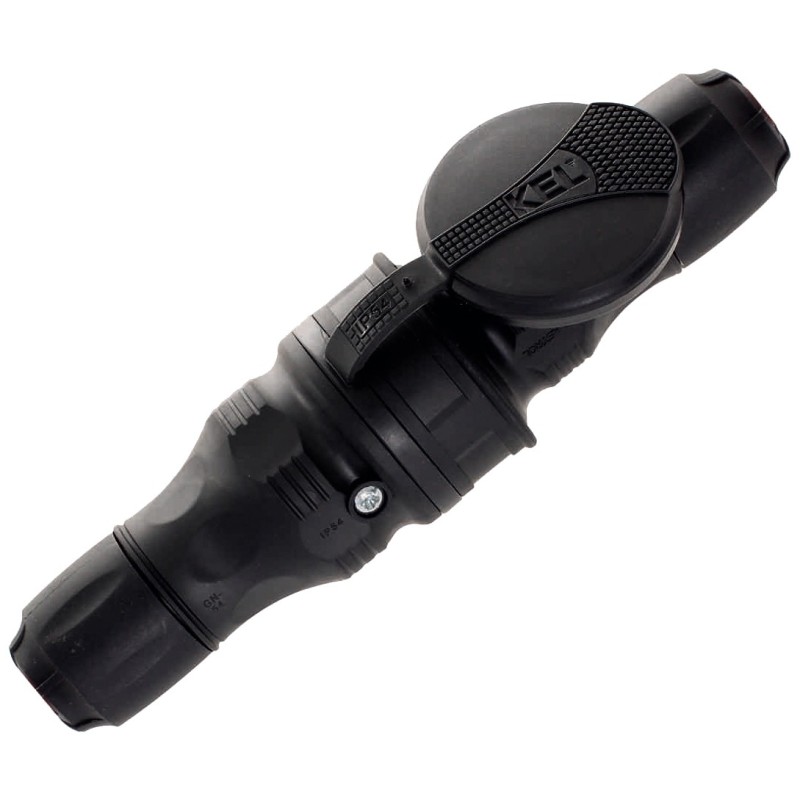 Zestaw wtyczka + gniazdo extrem ip54 czarny