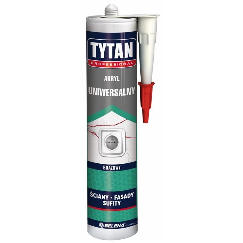 Akryl tytan 280ml brązowy