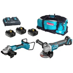 Zestaw combo li-lon 18v dga508+dga900 3x5.0ah torba