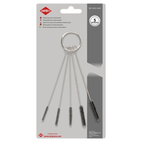 Zestaw czyszczący do pistoletów lakierniczych 5 el.