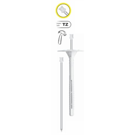 Kołek do izolacji trzpień stalowy ldk tz 10x220mm