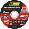 Tarcza płaska inox t1a 125x1.0x22 komplet 10 sztuk