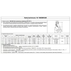 Hak zawiesiowy widełkowy z zabezpieczeniem g8 8mm wll2.0t