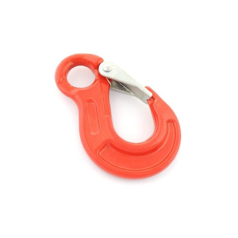 Hak zawiesiowy z uchem i zabezpieczeniem g8 7/8mm wll 2t