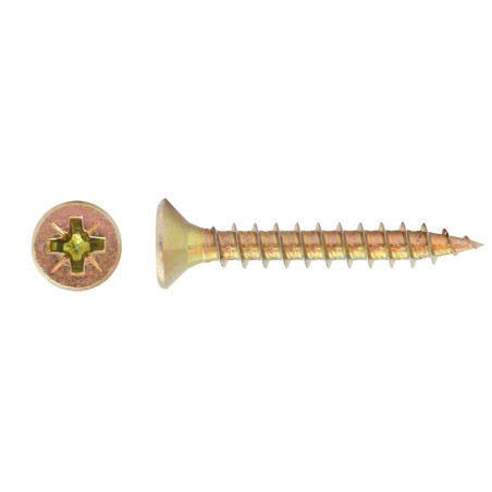 Wkręt do drewna ocynk żółty 4.5x30mm