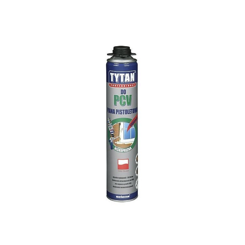 Pianka pistoletowa tytan 750ml pcv