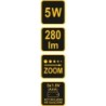 Latarka 5w 280lm