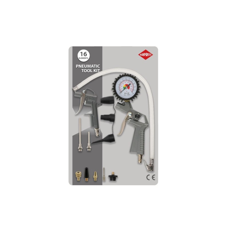 Zestaw akcesoriów pneumatycznych 16 szt.