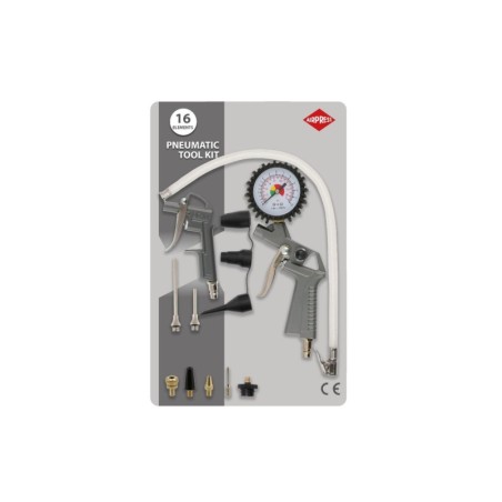 Zestaw akcesoriów pneumatycznych 16 szt.