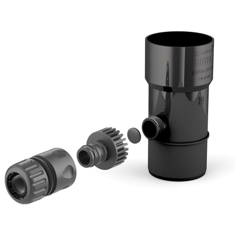 Odzyskiwacz wody deszczowej 63mm czarny