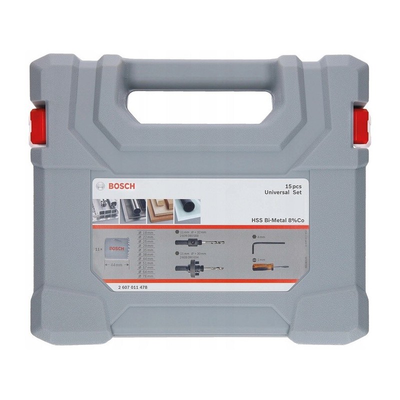 Zestaw otwornic 14 szt. Hss bi-metal 19-76mm