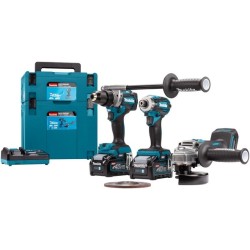 Zestaw combo 40v xgt df001g+td001g+ga005g 2x4.0ah makpac