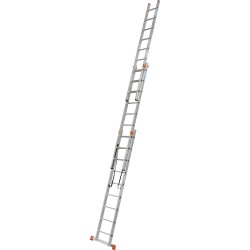 Drabina aluminiowa 3-elementowa tribilo 3x9 szczebli