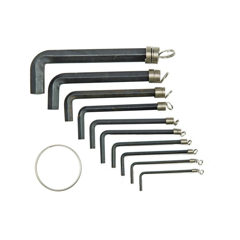 Klucze imbusowe komplet 10 sztuk 1.5 - 10