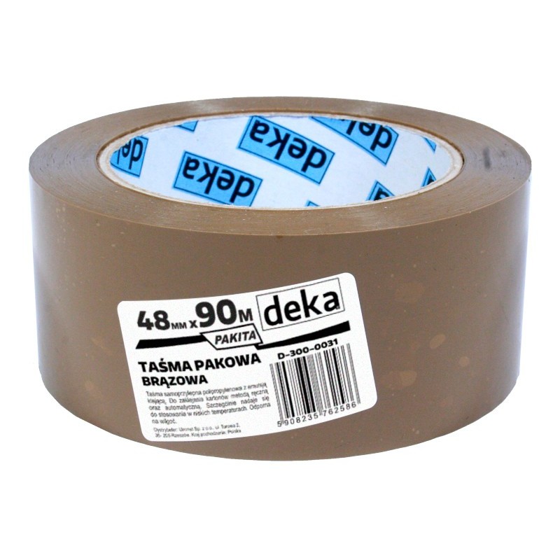 Taśma pakowa pakita brązowa 48mmx90m