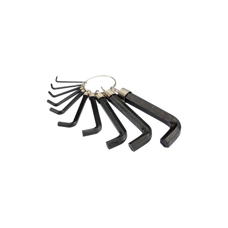 Klucze imbusowe komplet 10 sztuk 2 - 14mm