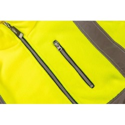 Bluza polarowa ostrzegawcza zółta s