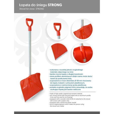 Łopata do śniegu - strong