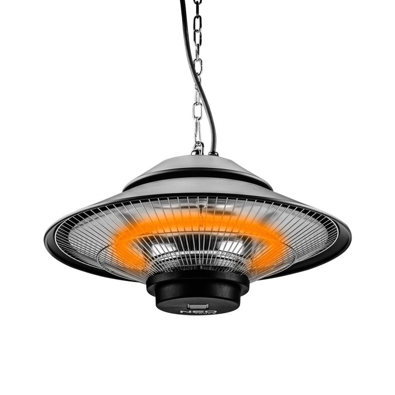 Promiennik sufitowy 1500w ip44 z pilotem