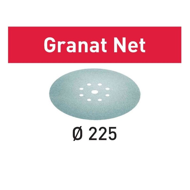 Materiały ścierne z włókniny stf d225 p240 gr net/25