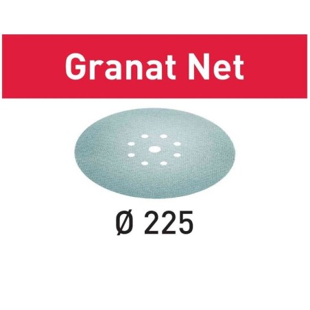 Materiały ścierne z włókniny stf d225 p240 gr net/25