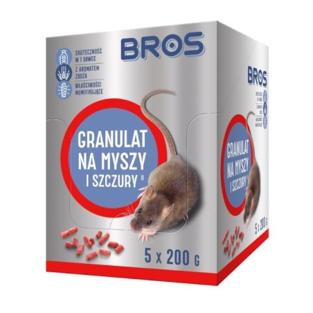 Granulat na myszy i szczury                   saszeteka 200g