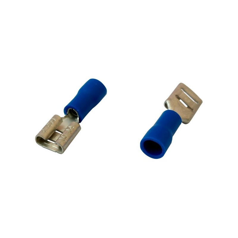 Końcówka nasuwka izolowana 1.5-2.5mm 0.8-6.35 10 sztuk